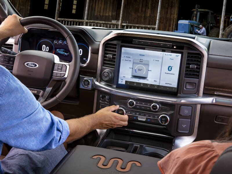 Ford F-150 interior Ford F-150 interior