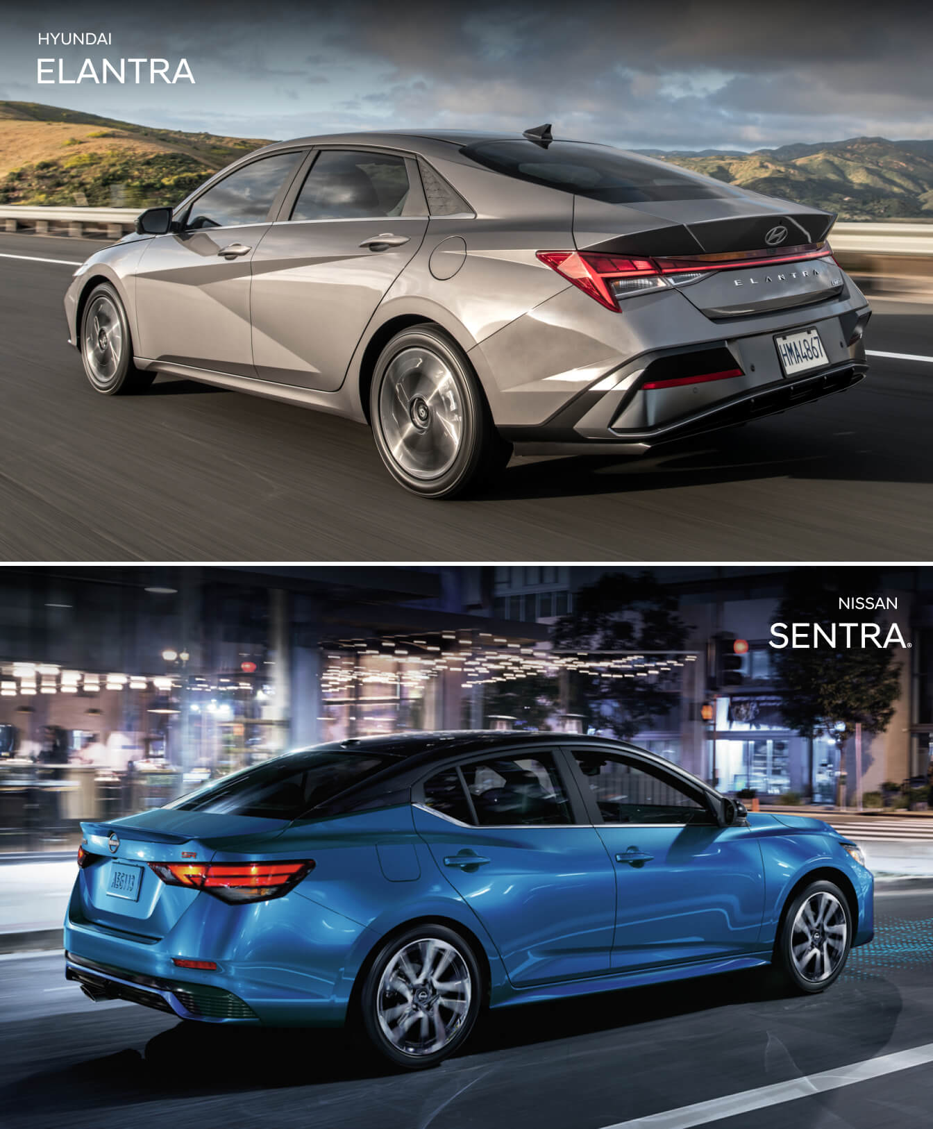 Nissan Sentra vs. Hyundai Elantra Specs: Power & Efficiency