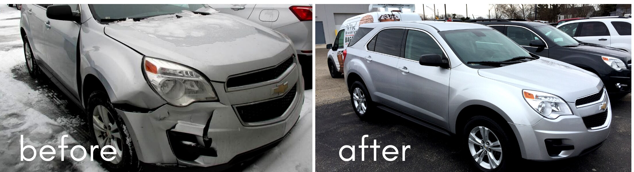 before and after body shop