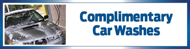 Complimentary Car Washes