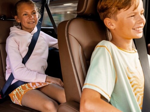 2025 Chevrolet Suburban view of children sitting in back seats