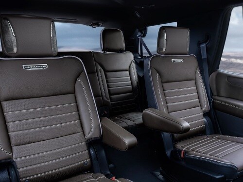 2025 GMC Yukon view of back seats
