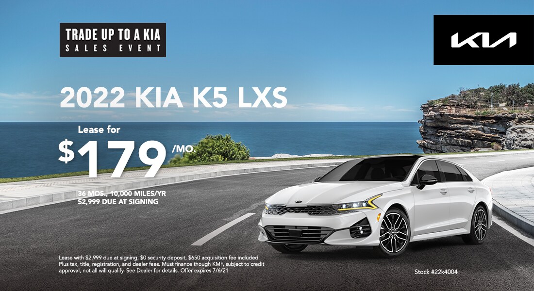 kia-june-specials-k5-lxs.jpg Lease a 2022 K5 LXS for $179/month