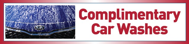Complimentary Car Washes