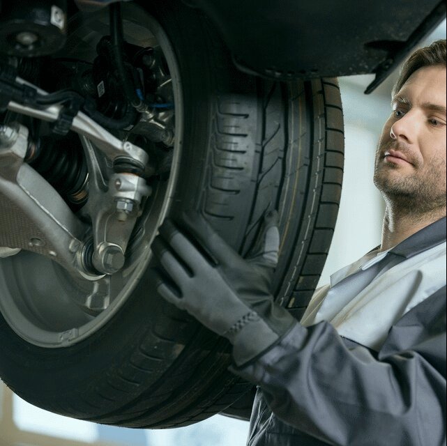 subaru tire shop mounting