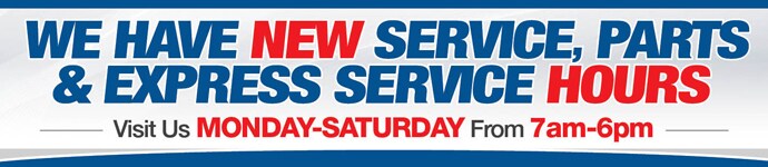 Our New Service Hours