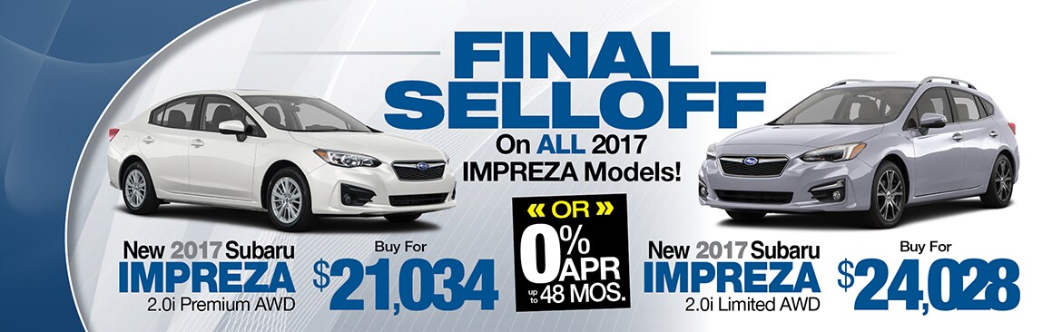 Subaru CT Dealer Impreza Special Offer