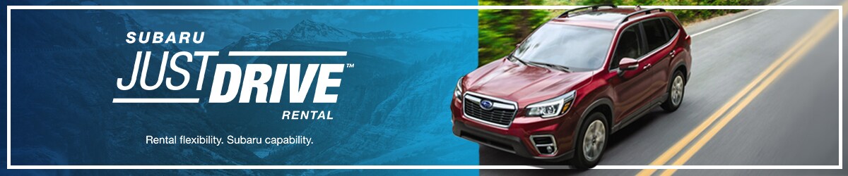Premier Subaru Just Drive Subaru rental program Premier Subaru rents Subaru Cars and SUVs in Connecticut