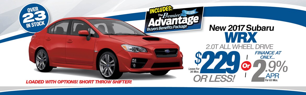 Subaru CT Dealer WRX Special Offer