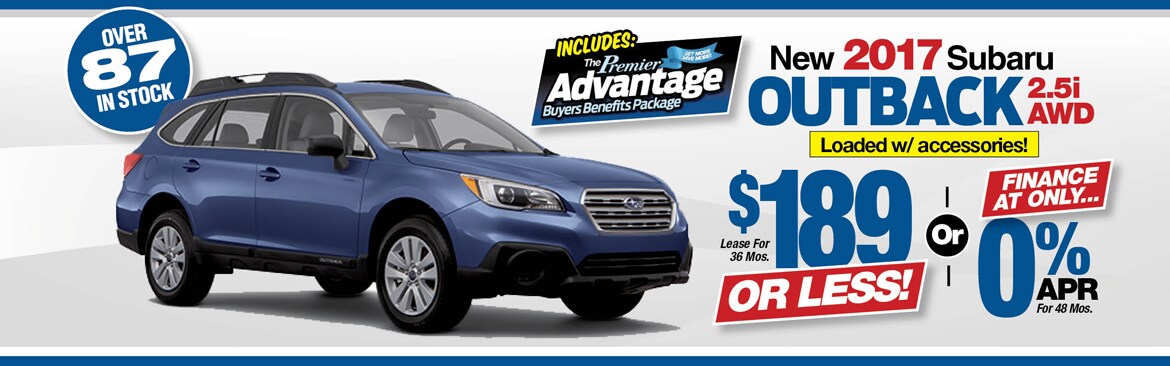 Subaru CT Dealer Outback Special Offer