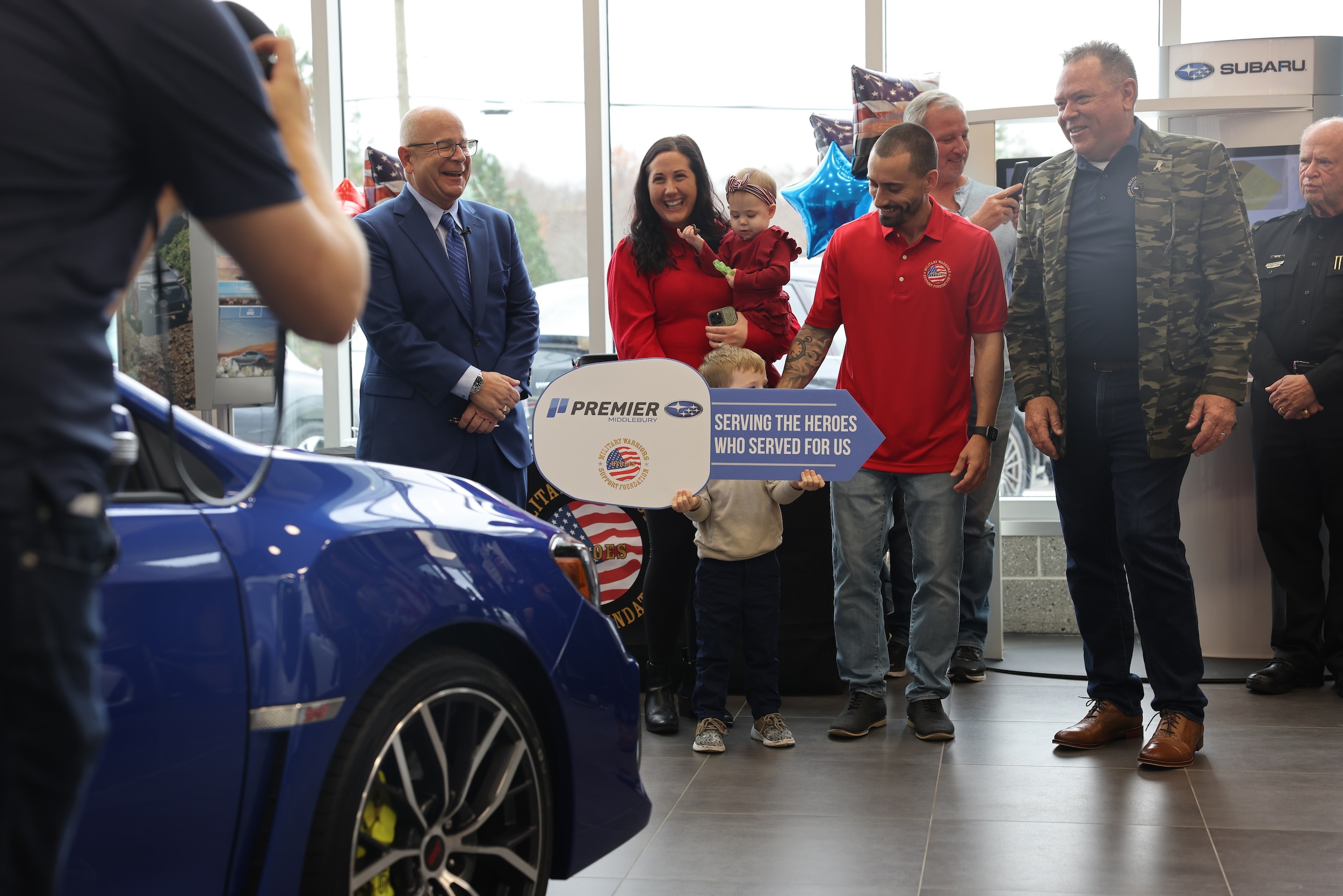 Premier donates a Subaru Forester to a Local Veteran on Veterans Day