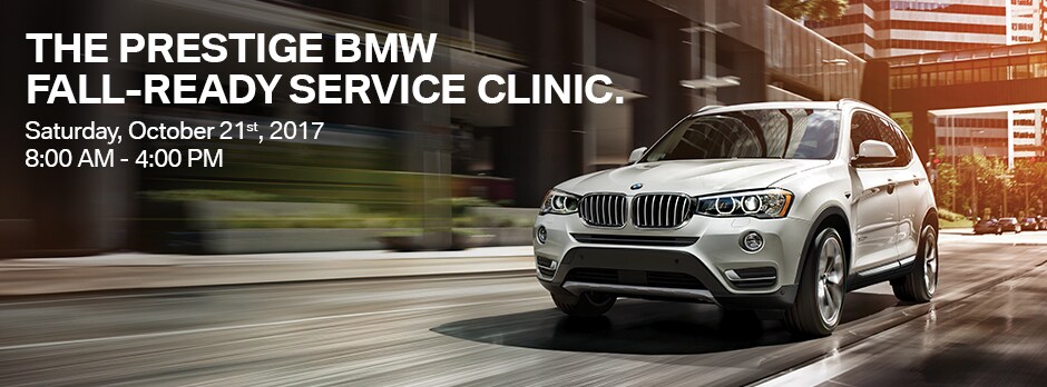 The Prestige BMW Fall Service Clinic