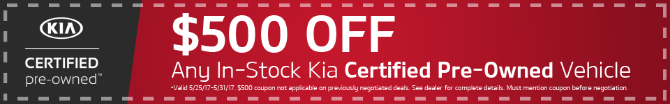 Prestige Kia Certified Coupon