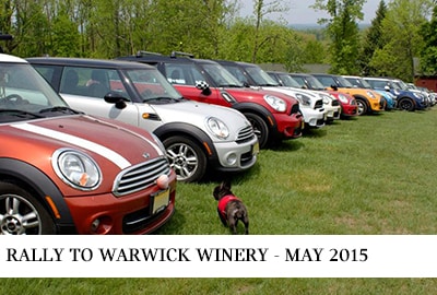 Prestige MINI rally to Warwick Winery