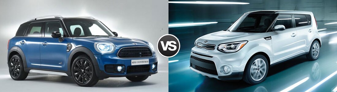 2018 MINI Countryman vs Kia Soul