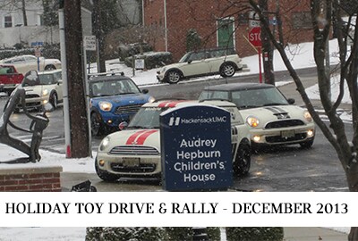 Prestige MINI holiday toy drive and rally at Audrey Hepburn Children's House in Hackensack, NJ