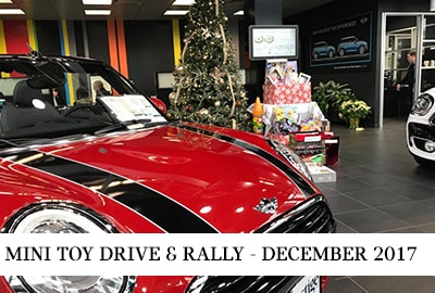 2017 Prestige MINI Holiday Toy Drive and Rally to Audrey Hepburn House