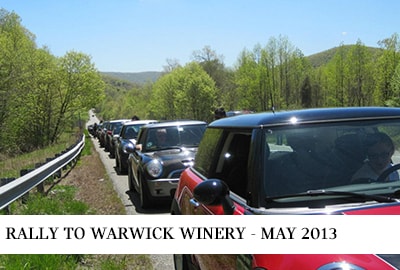 Prestige MINI rally to Warwick Winery