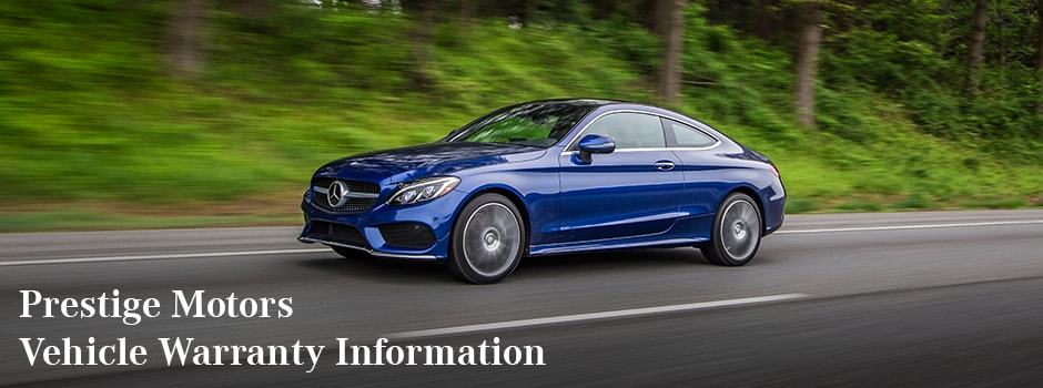 Prestige Motors Warranty Information