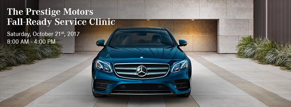 Prestige Motors Fall Service Clinic