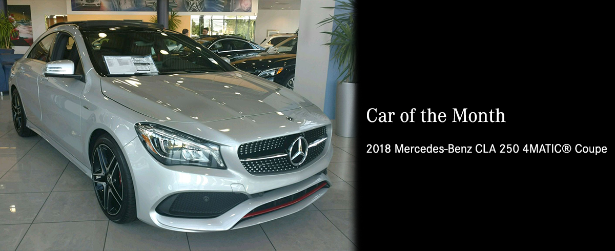 2018 Mercedes-Benz CLA 250 Sedan Car of the Month Specail
