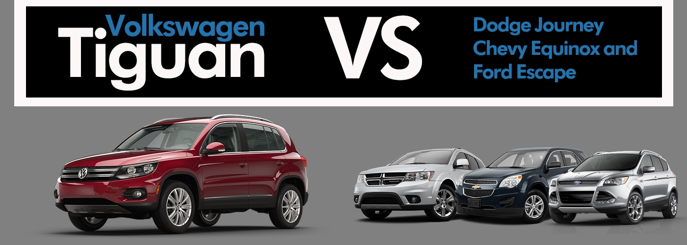 Volkswagen Tiguan compared to the competition
