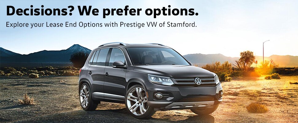 Lease end options at Prestige Volkswagen of Stamford