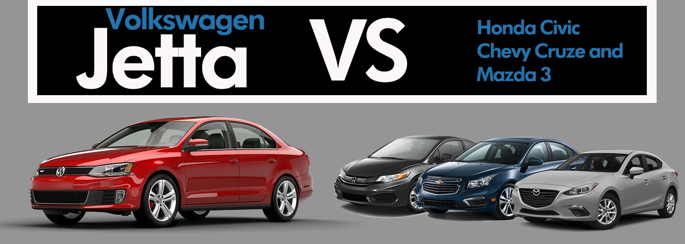 Volkswagen Jetta compared to the competition