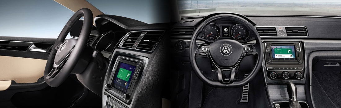 2017 VW Jetta and Passat Interior