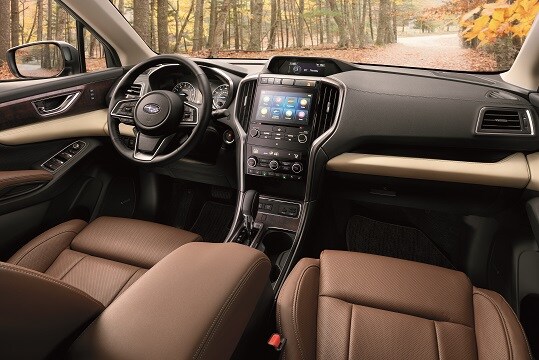 Subaru Ascent Touring Java Brown Leather Interior
