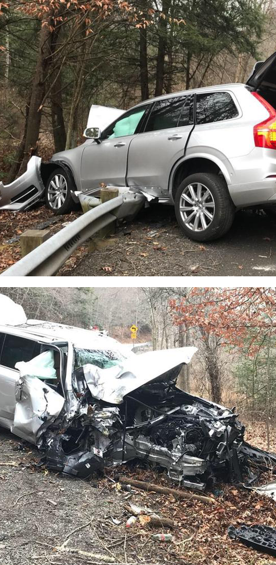 Totaled XC90