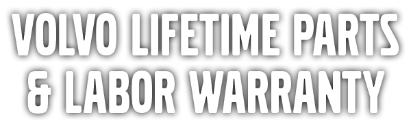 Volvo Lifetime Parts & Labor Warranty
