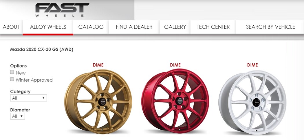 Fast Wheels Prima Mazda