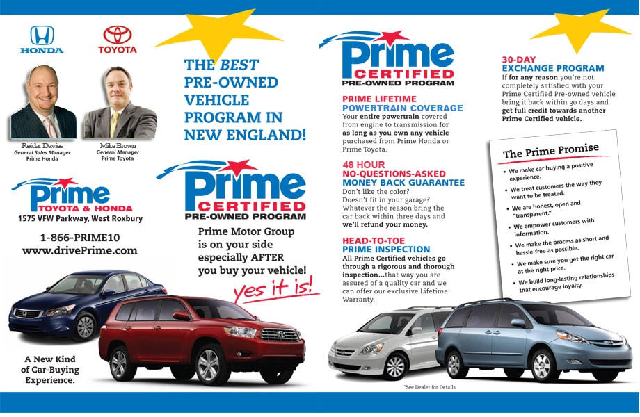 Prime Certified Pre-Owned Program