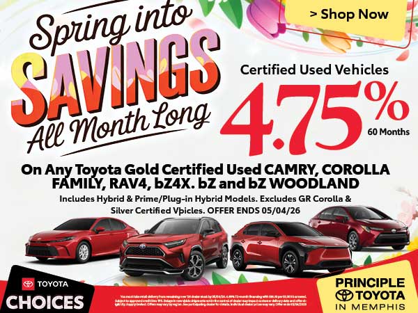 Certified Pre-Owned Toyotas