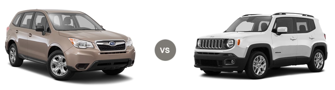 2016 Subaru Forester vs Jeep Renegade Trailhawk