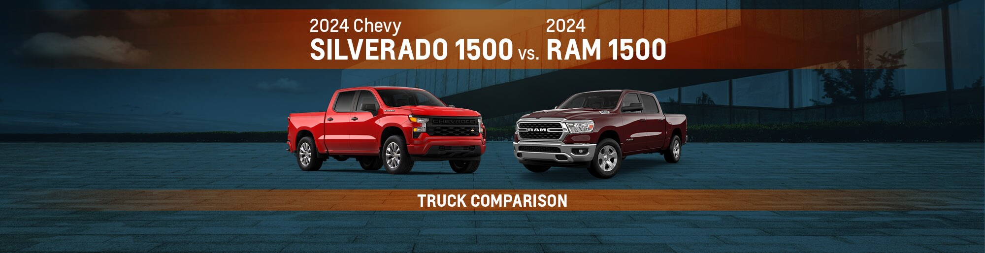 2024 Chevy Silverado 1500 vs. Ram 1500 Pickup Truck Comparison