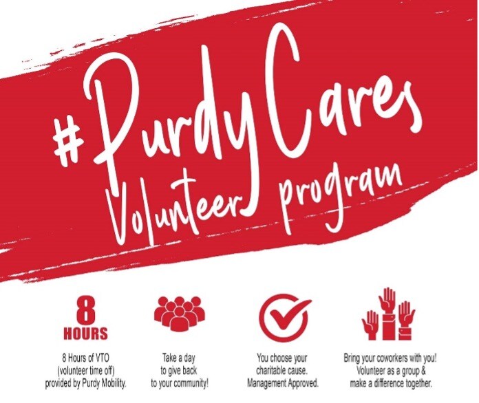 Purdy Mobility US- Community Outreach and Involvement