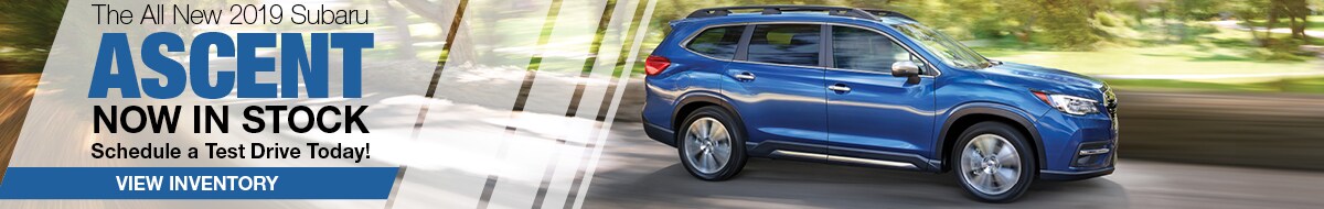 The All New 2019 Subaru Ascent Now In Stock