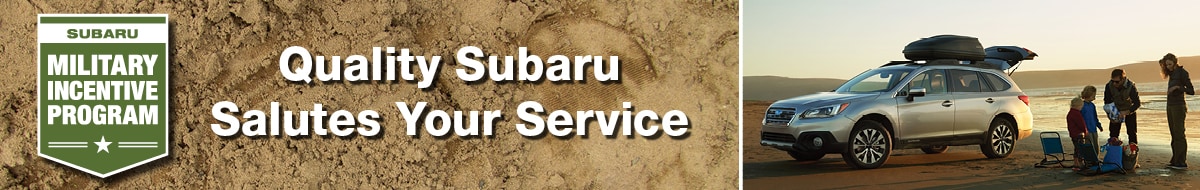 Subaru Military Incentive Program for CT Drivers Subaru Military Incentive Program for CT Drivers