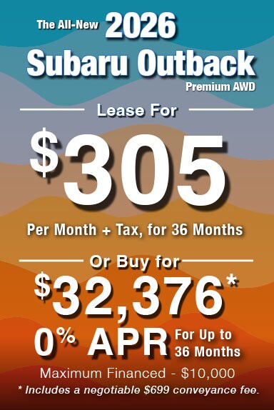 2026 Outback Offer 2