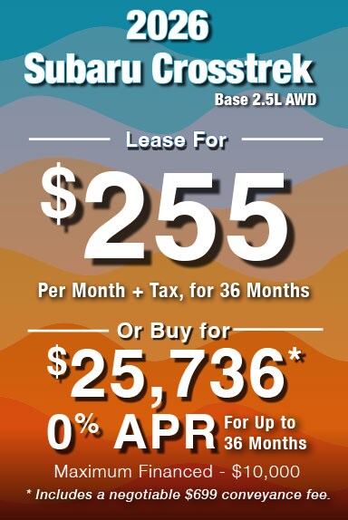 2026 Crosstrek Offer 5