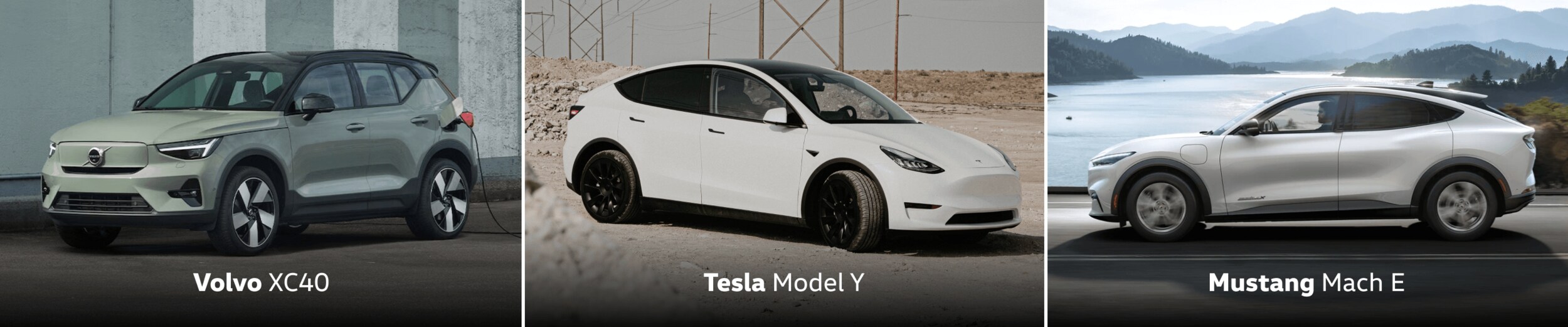 2023 Volvo XC40 Recharge Vs. Tesla Model Y Vs. Mustang Mach-E
