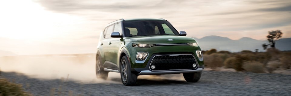New Kia Soul Driving in Norristown