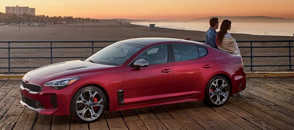 New Kia Stinger Parked in Conshohocken, PA