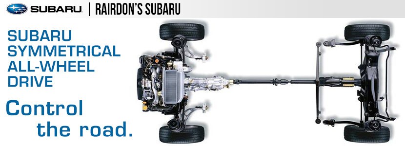 Rairdon's Subaru Symmetrical All-Wheel Drive Performance
Information Mike Scarff Subaru Symmetrical All-Wheel Drive
Performance Information