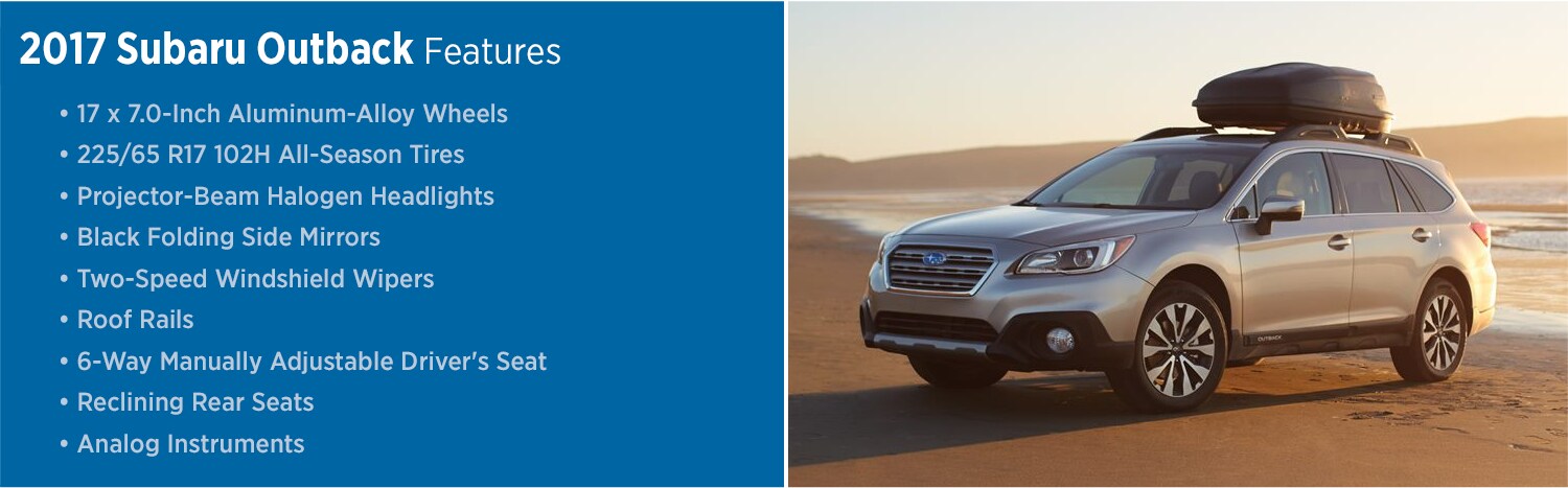 2017 Subaru Outback Features 2017 Subaru Outback Features
