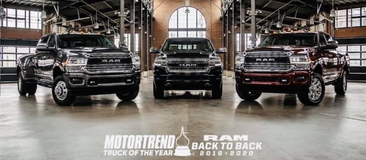 2020 Ram Motortrend Truck of the Year