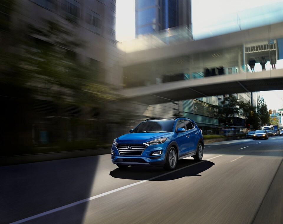 New Hyundai Tucson Ultimate SUV in Blue