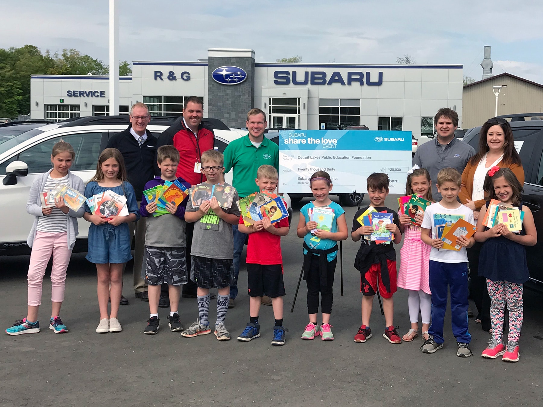 Subaru Share the Love Event Check Presentation